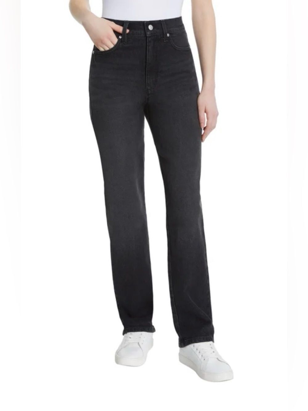 Gloria Vanderbilt Women's Relaxed Straight Leg Jeans - Black Wash